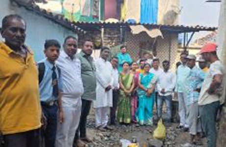 उरण । पिरकोन ग्रामपंचायत निधीतून खालच्या आळीचा रस्ता पूण