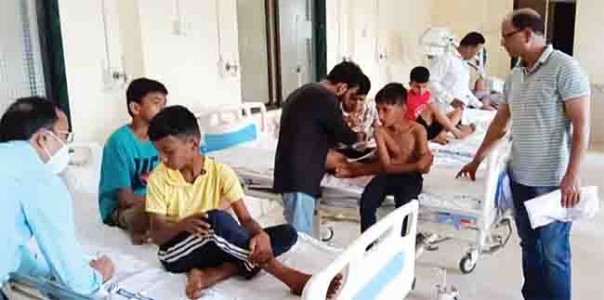 कोळवट येथील मंदिरात मधमाशांचा ग्रामस्थांवर हल्ला , गावातील ४२ जण झाले जखमी