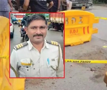 नवी मुंबईत ट्रॅफिक पोलिसाला हायड्रा चालकाने चिरडले; पोलिसाचा दुर्दैवी अंत