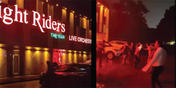 राज ठाकरेंचा वार, पनवेलमध्ये फुटला डान्स बार , मनसैनिकांचा ‘नाईट रायडर्स’वर हल्ला