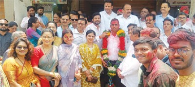 भाजपचे पराग मेहता विजयी , भाजप-राष्ट्रवादीच्या कार्यकर्त्यांचा जल्लोष