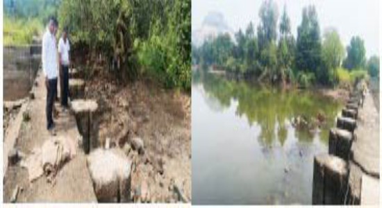 पाणीटंचाई टाळण्यासाठी पाली नगरपंचायत सज्ज ; डिसेंबरऐवजी ऑक्टोबरमध्येच केटी बंधार्‍यावर प्लेट लावण्याचे काम सुरु