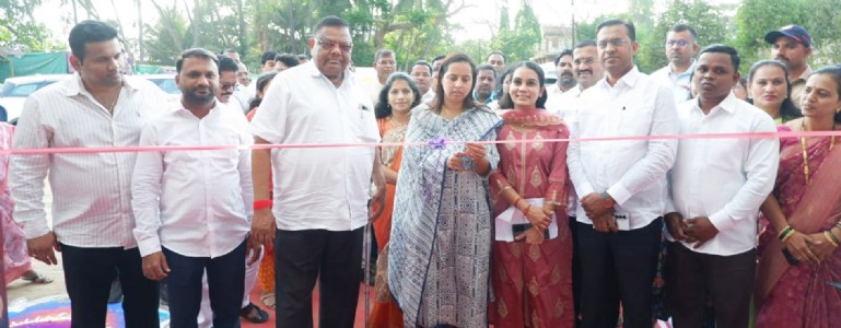 अलिबाग येथे मिनी सरस प्रदर्शन,विक्री महोत्सवाचे उद्घाटन!