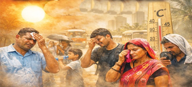 उन्हाचा चटका, अन् आर्द्रतेचा फटका ! उकाड्याने घामाच्या धारा, रायगडकर हैराण