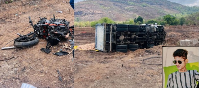 नागोठणे भिसे खिंडीत अपघात । अष्टमीतील तरुणाचा मृत्य