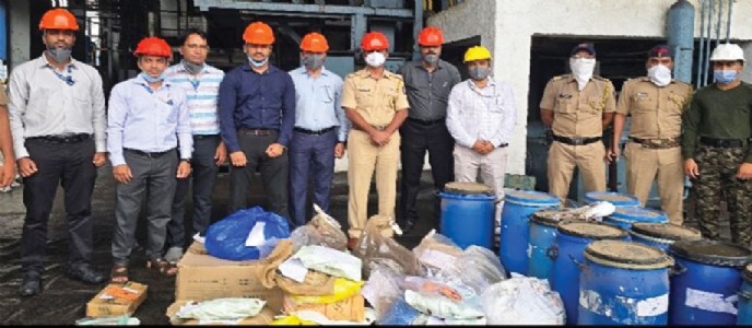 रायगड पोलिसांकडून ३२६ कोटींचे ड्रग्ज नष्ट