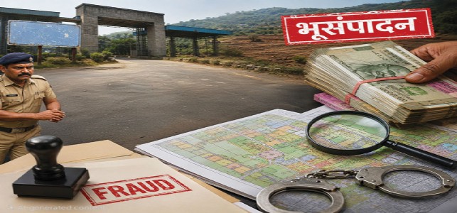 शहापूर एमआयडीसी भूसंपादन प्रक्रिया , मोबदला वाटपात ४३ लाखांची अफरातफर?