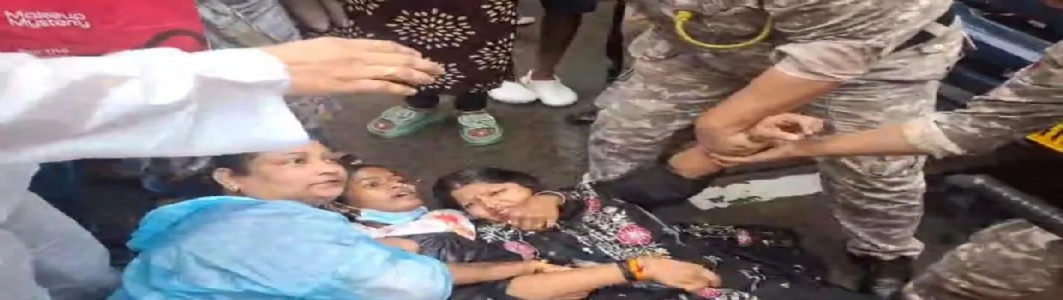 दि.बा. पाटील यांच्या नामकरणासाठी निघालेला मोर्चा पोलिसांनी रोखला
